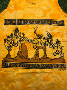 Jester T’s Mountain Bike Tie-Dye Tank Top L 1996