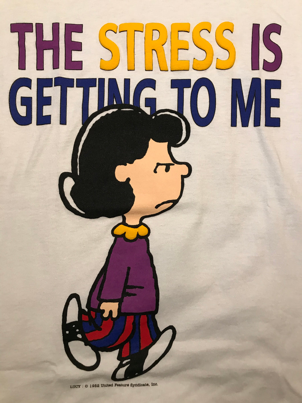 Peanuts Lucy van Pelt Puff Print XXL